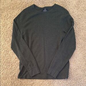 J. Crew Dark Green Long Sleeve Shirt